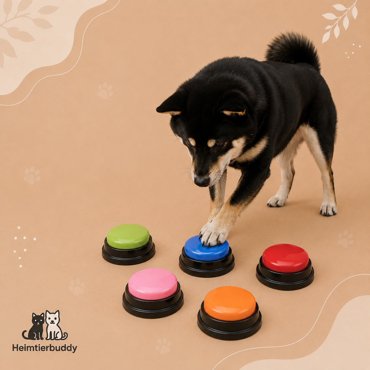 Hundetrainings-Button mit Sprachaufnahme